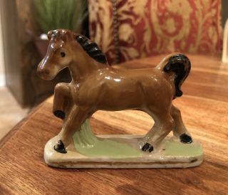 Vintage Horse Figurine Made In Japan