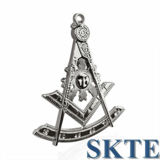 Masonic Freemason Past Master Officer Jewel Sliver Pendant Collectible Gift 2