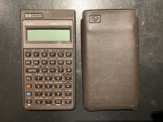 Vintage Hp 32sii Scientific Calculator W Case
