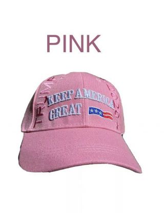 President Donald Trump Hat Keep America Great Pink Hat Cap Embroidered Usa Hat