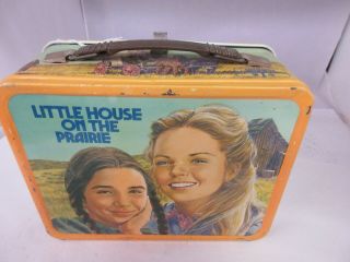 Vintage 1978 Little House On The Prairie Tin Lunchbox Lunch Box 287 - Q