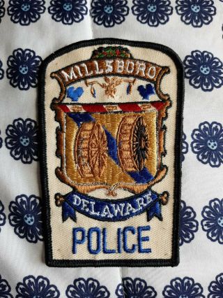 Millsboro Deleware Police Sheriff Patch