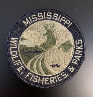 Mississippi Wildlife,  Fisheries & Parks Game Warden Ms Police Patch