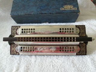 Vintage Hohner 4 Sided Harmonica - In