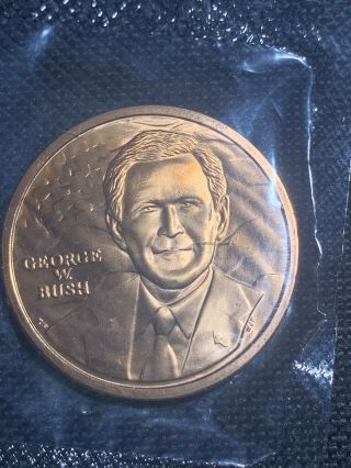 President George W Bush Inaugural Commemorative Bronze Coin
