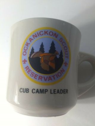 Cub Scout Reservation - Ockanickon - Camp Leader Vintage Coffee Cup - Vintage