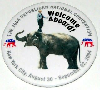 2004 Republican National Convention George W.  Bush Campaign Pin Pinback Button