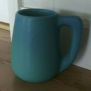 Vintage Van Briggle Pottery Mug Blue Green Aqua Colorado Springs