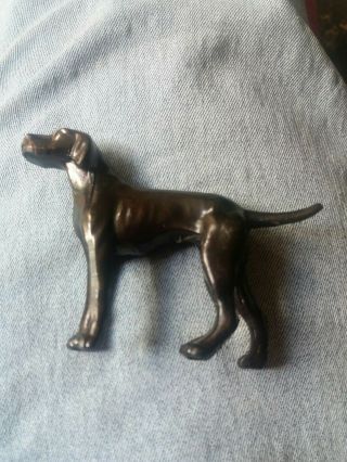 Copper/bronze Figure Of A Hound Dog