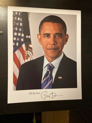 2009 Official White House Photo Obama 8”x10”