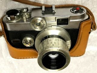 Vintage Argus C - 44 Film Camera 50mm & 100 mm Lens,  Viewfinder,  Leather Cases 3