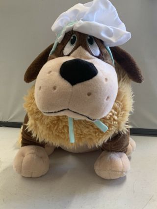Disney Store Authentic Peter Pan Nana 13.  5 " Plush Medium Dog Stuffed Animal Toy