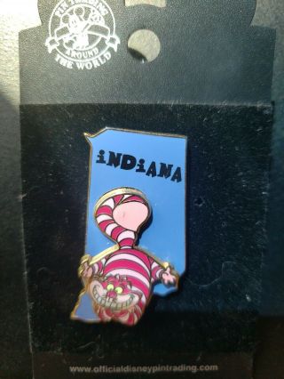 Indiana Cheshire Cat State Character Series 2002 Wdw Disney World Pin 14917