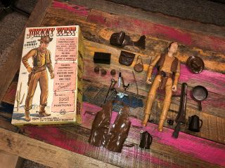 Vintage Johnny West The Movable Cowboy Marx,  Accessories