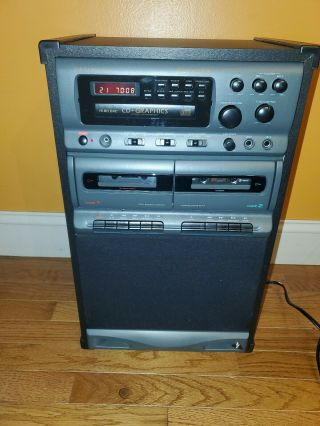 Vintage Optimus Dvd Karaoke Pa System W/ Mics & Cd,  Cassette.