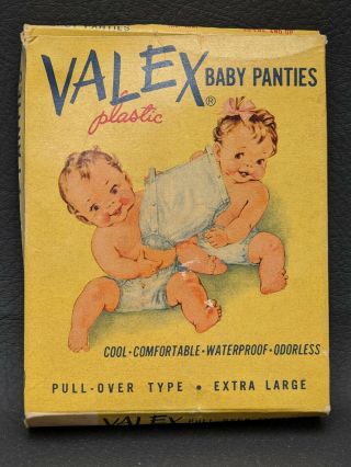 Vintage Valex X Large Plastic Baby Pants Pullover Extra Large 2