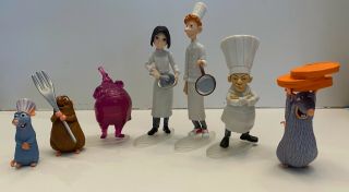 Disney Pixar Vintage Ratatouille Set Toys Characters Action Figures Remy Pvc