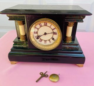 Vintage Seth Thomas Or Sessions Mantle Clock With Key