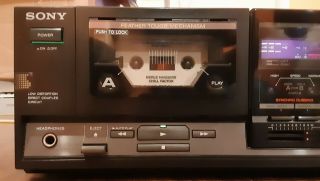 IMMACULATE Sony TC - W530 Dolby Stereo Dual Cassette Deck Player Recorder Vintage 2