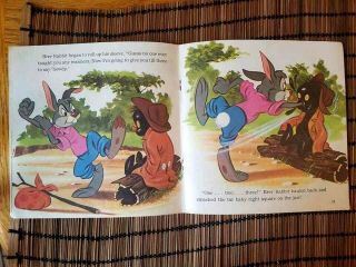 Walt Disney Presents BRER RABBIT AND THE TAR BABY Book,  Record 3