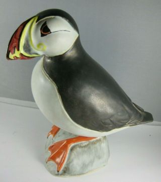 Vintage Andersen Designs Large Ceramic Puffin Bird Figurine