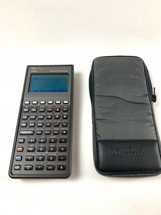 Vintage Shape Hp 48sx Scientific Expandable Calculator With Hp Pouch