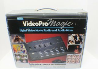 Vintage - 1993 Sima Videopro Magic Digital Video Movie Studio And Audio Mixer