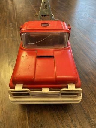 Vintage Red Buddy L Wrecker Tow Truck Towing Service - Restoration Parts Repair 3