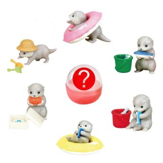 Kawaii Japanese Blind Box Toy Miniature Cute Otter 1 Random Figure