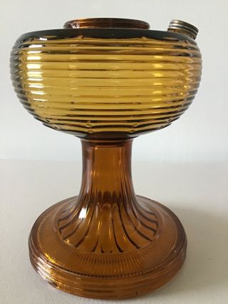 Vintage Aladdin Amber Beehive Bee Hive Lamp Base