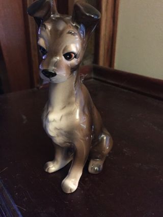Vintage Tramp,  Mutt / Dog,  Ceramic Figurine From Disney 