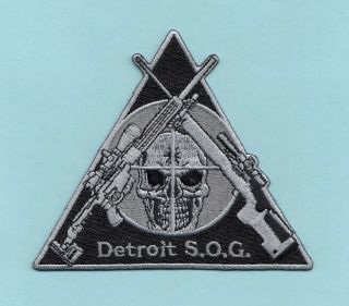 C28 Usms Marshal Dea Detroit Sog Special Ops Fugitive Federal Police Patch Swat