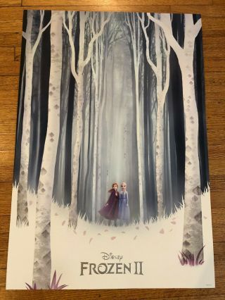 Disney D23 Expo 2019 Exclusive Disney Studios Panel Frozen Ii 2 Embossed Poster