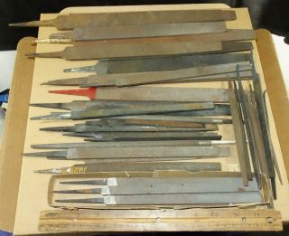 36 Vintage Files Nicholson Heller Simonds Mill File Bastard Hand Tools