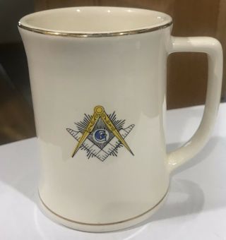 Mason Grand Lodge Ceramic Coffee Mug Cup By Roy 