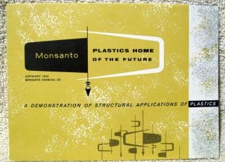Vintage Disneyland Monsanto Plastics Home Of The Future 1960 - Brochure
