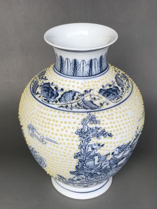 Chinese antiques Handmake porcelain QIANLONG MARK vase B135 2