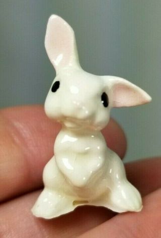 Hagen Renaker Bunny Rabbit One Ear Up Miniature Figurine