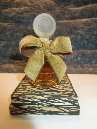Vintage Gres Cabochard Perfume Pure Parfum 1 Fl.  Oz.  30 ml.  Ref.  130 3