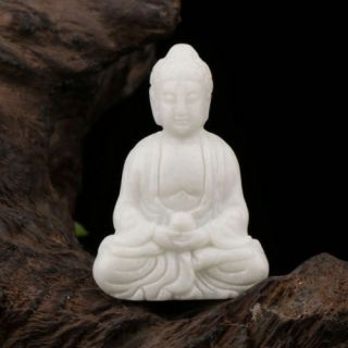 6jade Hand - Carved The Statue Of Buddha,  Delicate Statue