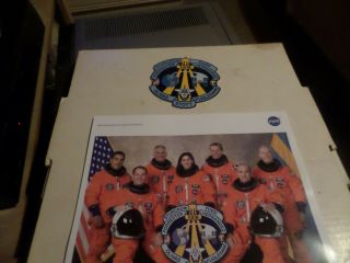 Space Shuttle Discovery Crew Sts - 128 Nasa 8x10 Photo & Matching Sticker