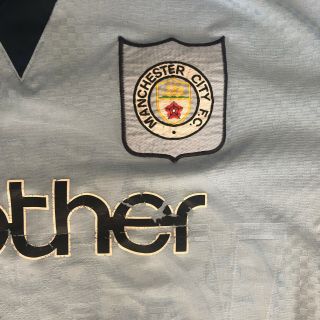Vintage Manchester City Shirt 95/97 Retro Umbro 96 Brother Medium Mens 2