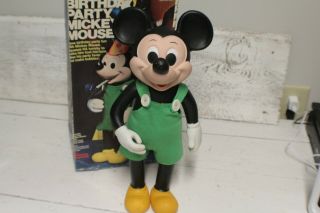 Vintage Walt Disney 1978 Remco Birthday Party Mickey Mouse with Clothes and Box 3