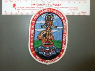 Boy Scout Oa Section W - 3b 1989 Conclave 2013ff