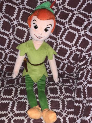 Disney Store Exclusive Peter Pan 21 " Large Plush Doll Toy Lost Boys Stuffed