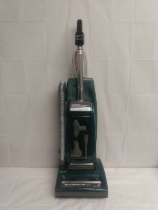 Vtg Hoover Powermax Self - Propelled Vacuum Cleaner Great U3737 - 910