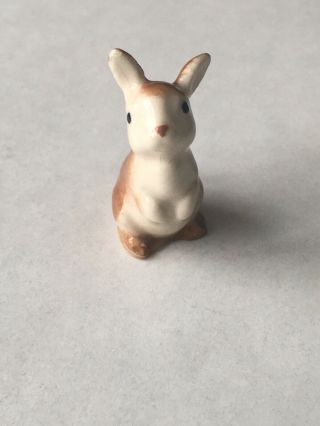 Hagen Renaker Miniature Brown Bunny Baby Ceramic Figurine