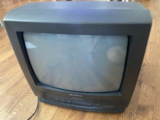 Quasar Vv - 1330sa Tv/vcr Combo 13 " Crt For Retro Vintage Video Games & Campers