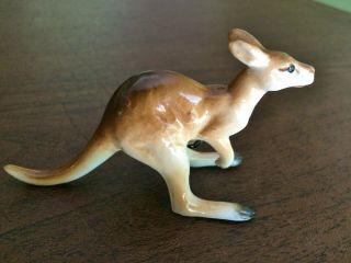 Vintage Fine Bone China Miniature Kangaroo Figurine Japan