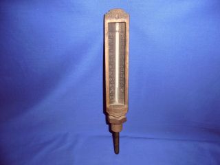 Vintage Taylor Instrument Co.  Brass Steam Boiler Thermometer - Tycos